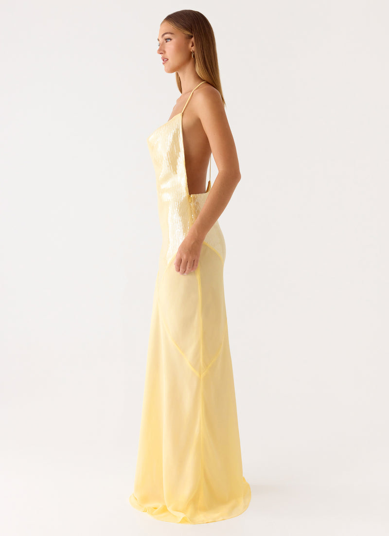 Cleodora Maxi Dress - Yellow
