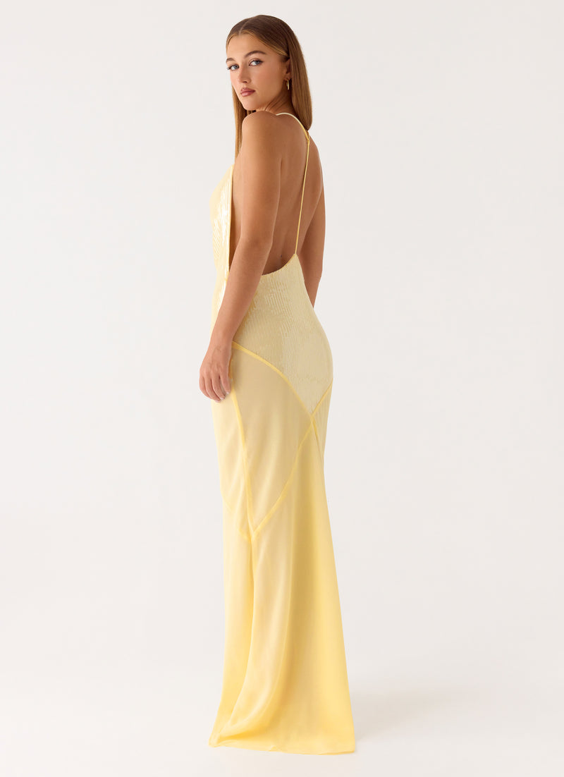 Cleodora Maxi Dress - Yellow