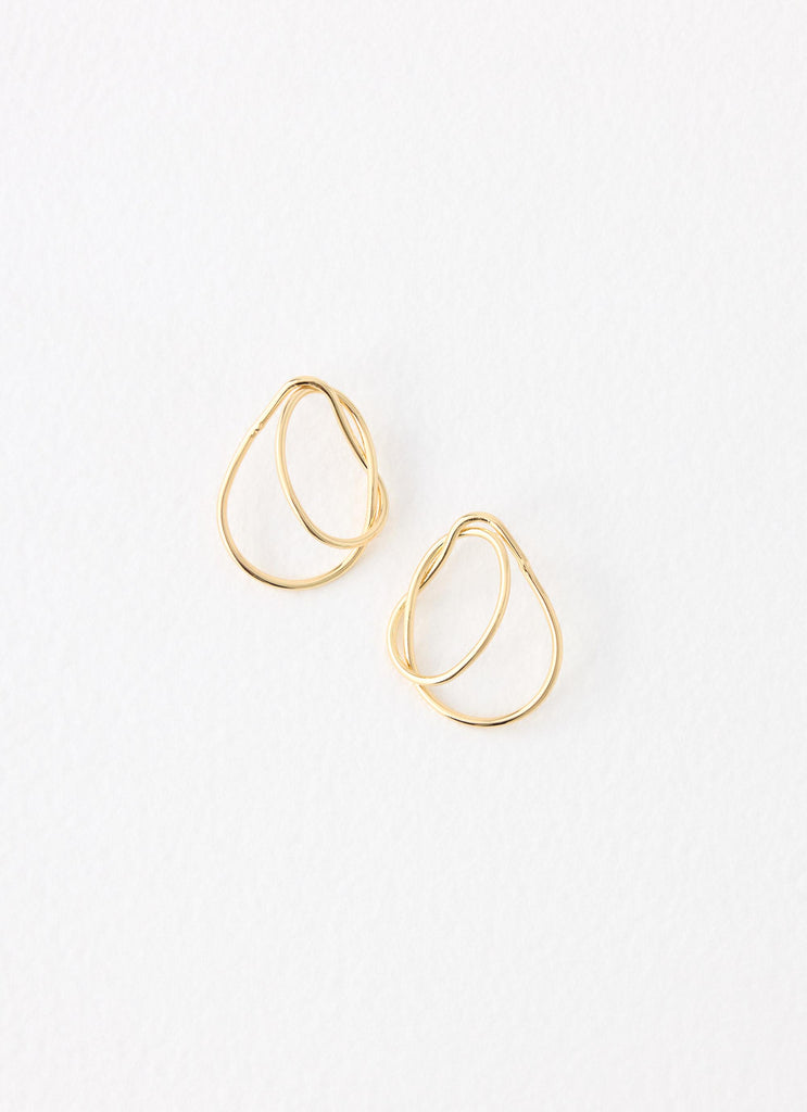 Cloudform Earrings - Gold