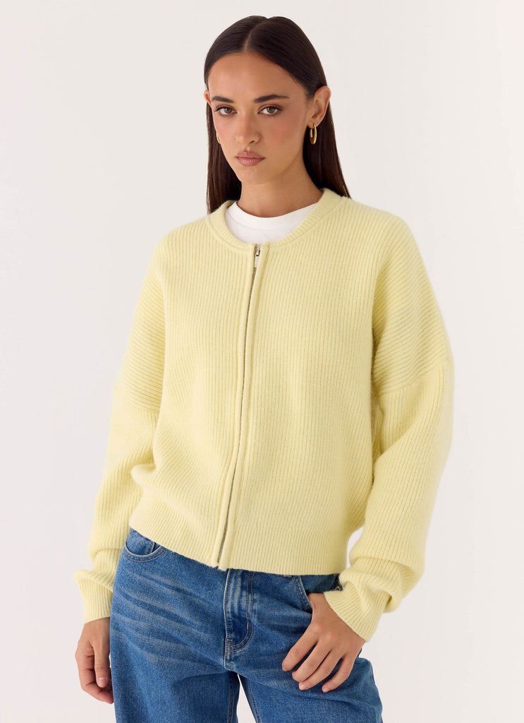 Codi Zip Jumper - Yellow