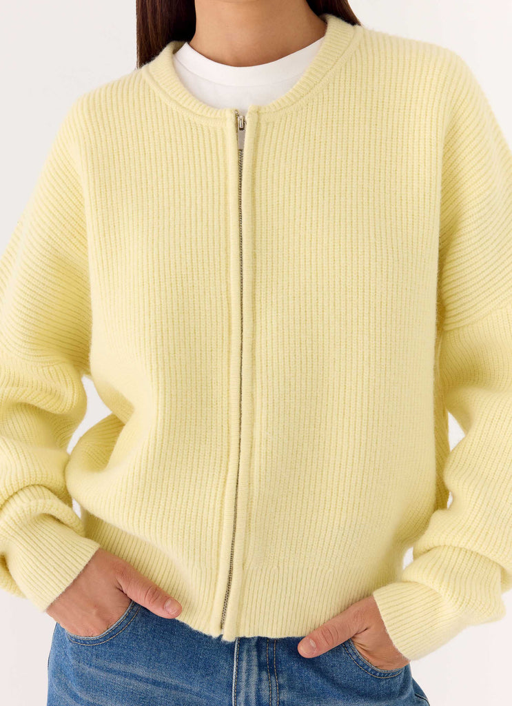 Codi Zip Jumper - Yellow