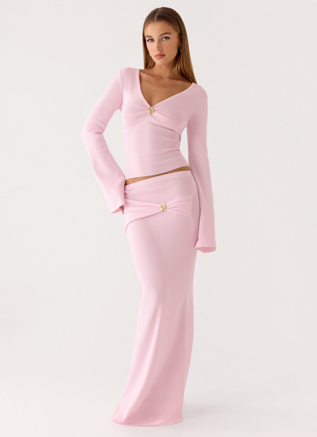 Colipso Long Sleeve Top - Pink
