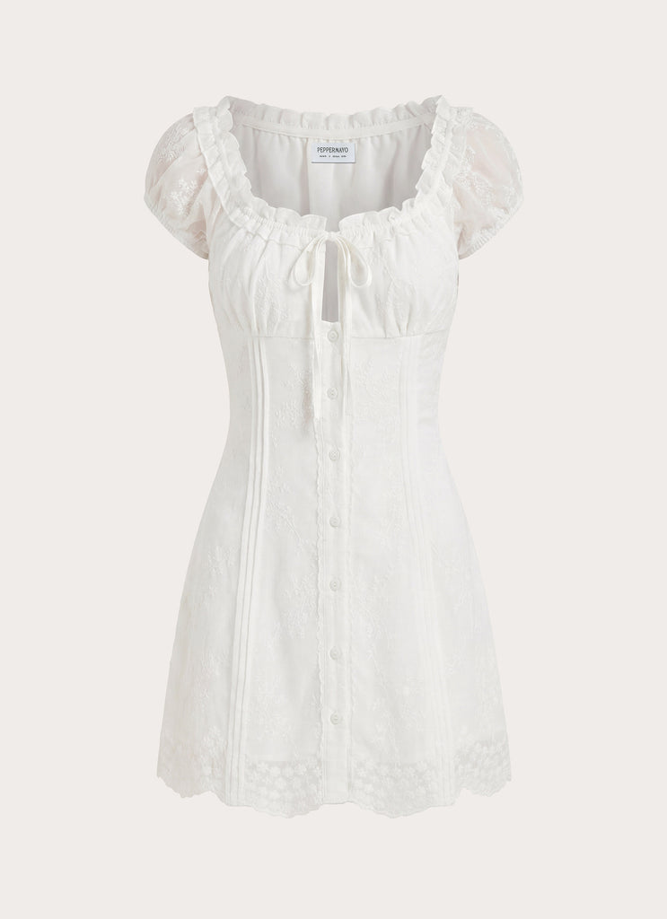 Complexity Mini Dress - White
