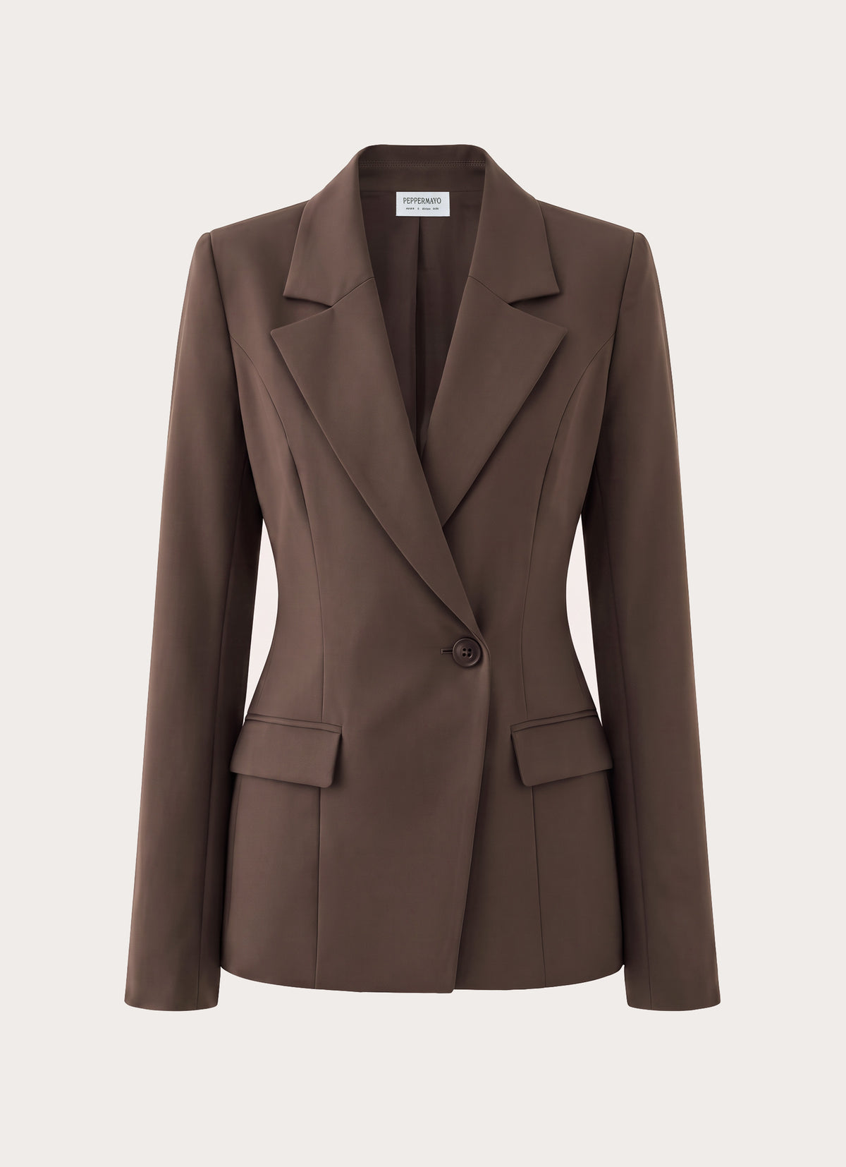 Corsita Cinched Blazer - Chocolate
