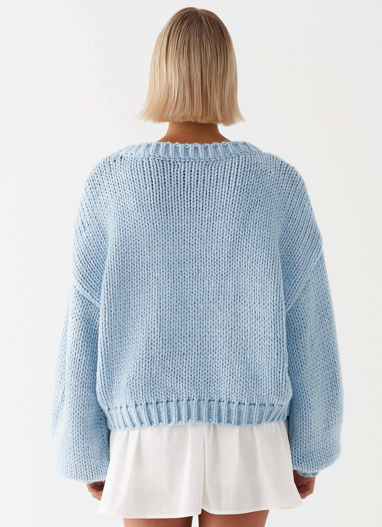 Costella Knit Sweater - Blue