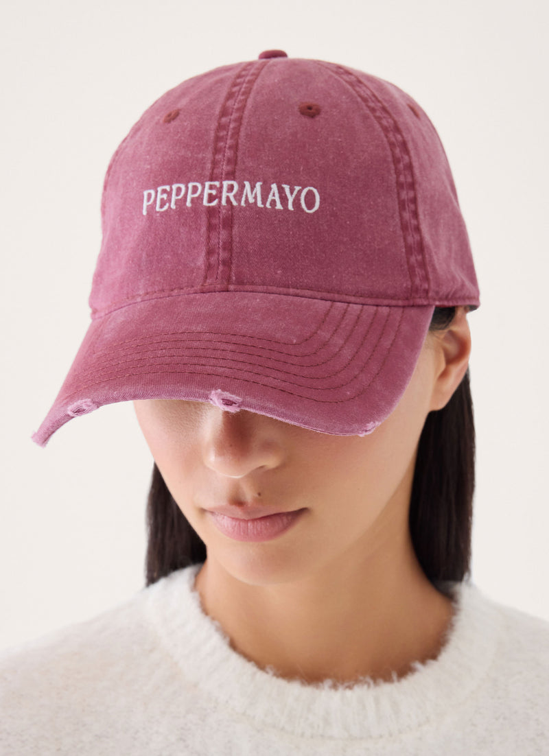 Courtside Baseball Cap - Maroon