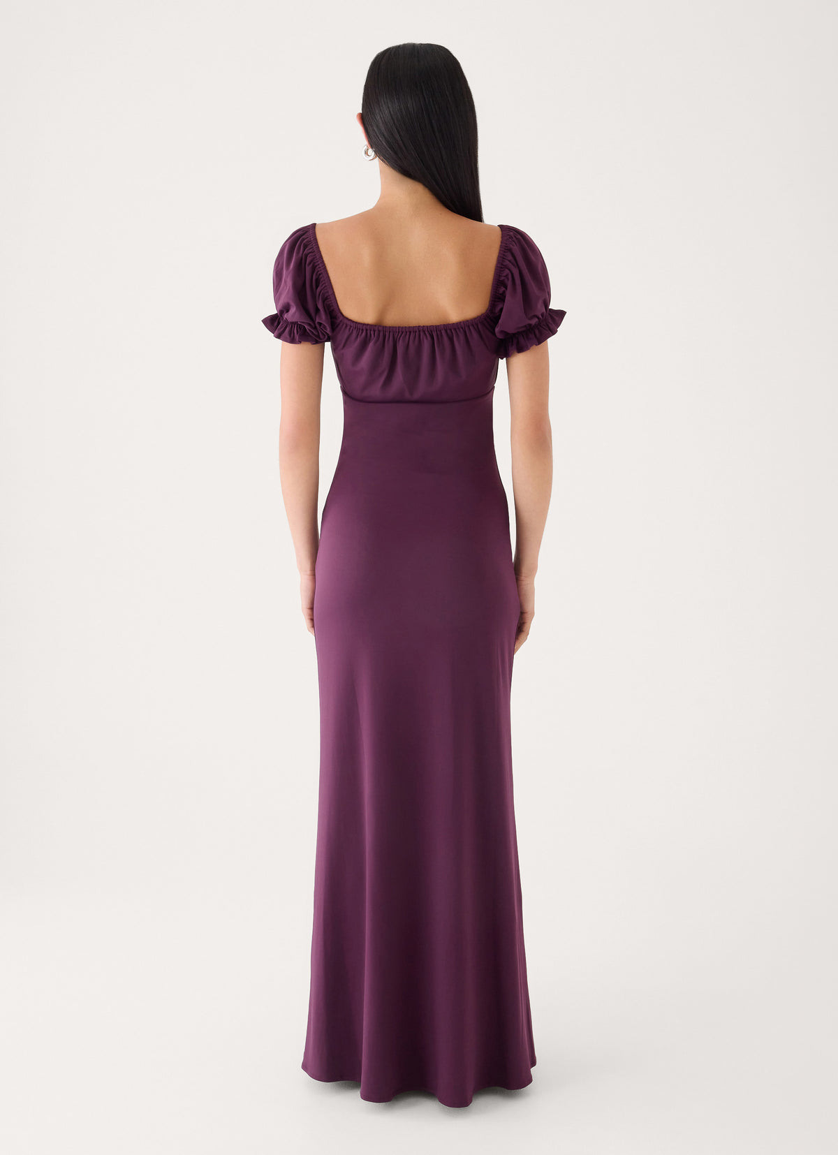Dahli Jersey Maxi Dress - Eggplant