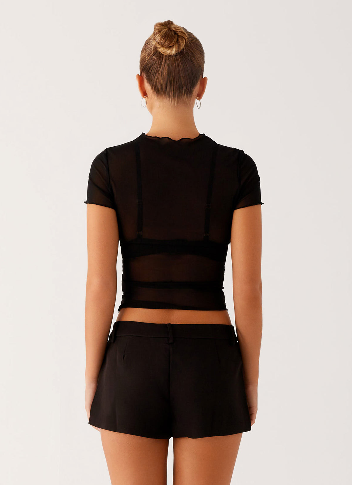 Dalton Mesh T Shirt - Black