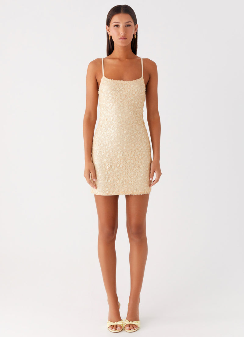 Danali Mini Dress - Yellow