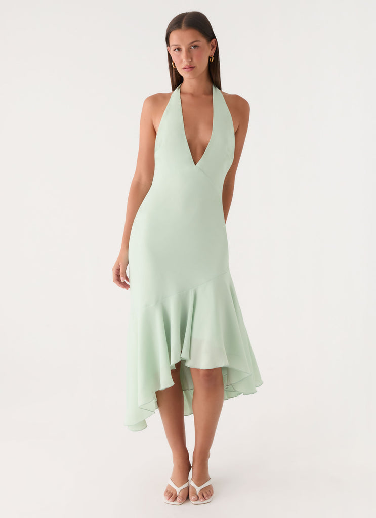 Darline Midi Dress - Pistachio