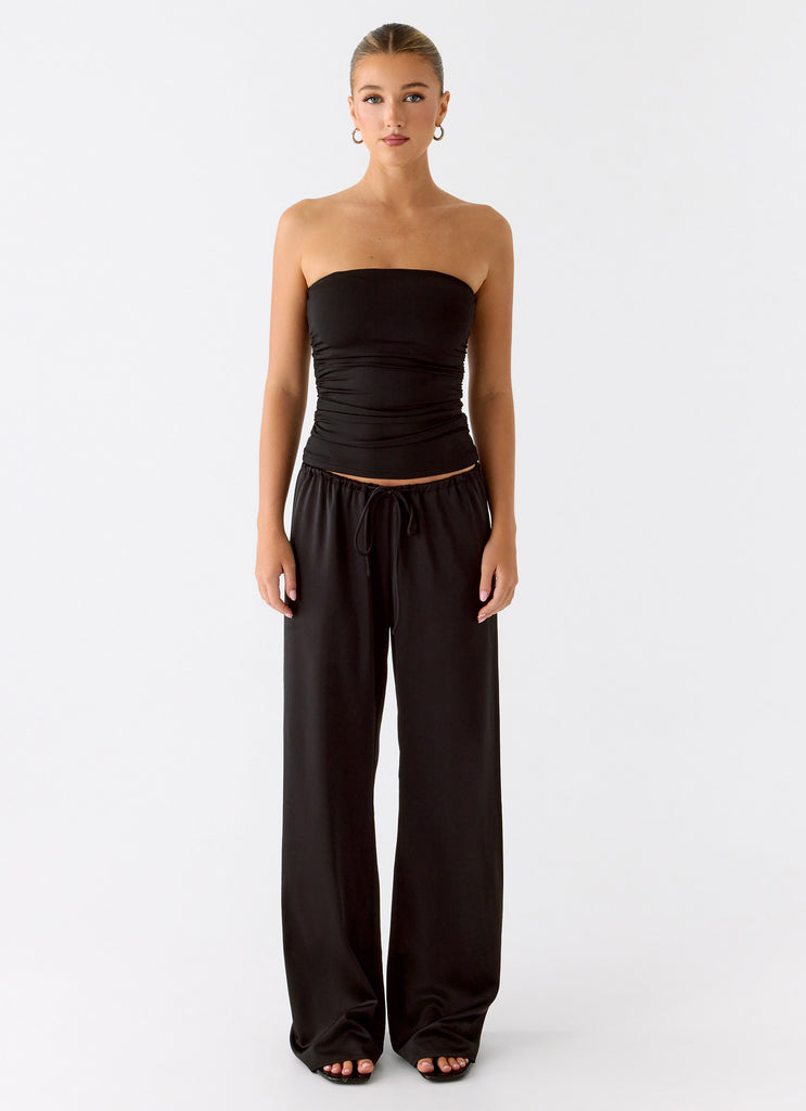 Deacon Low Rise Pants - Black