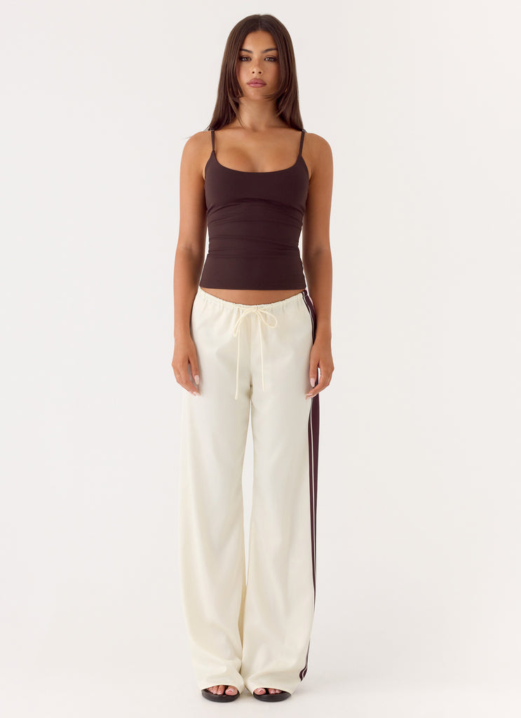 Deacon Low Rise Pants - Bloom Stripe