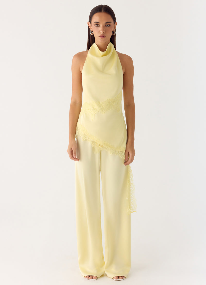 Deacon Low Rise Pants - Yellow