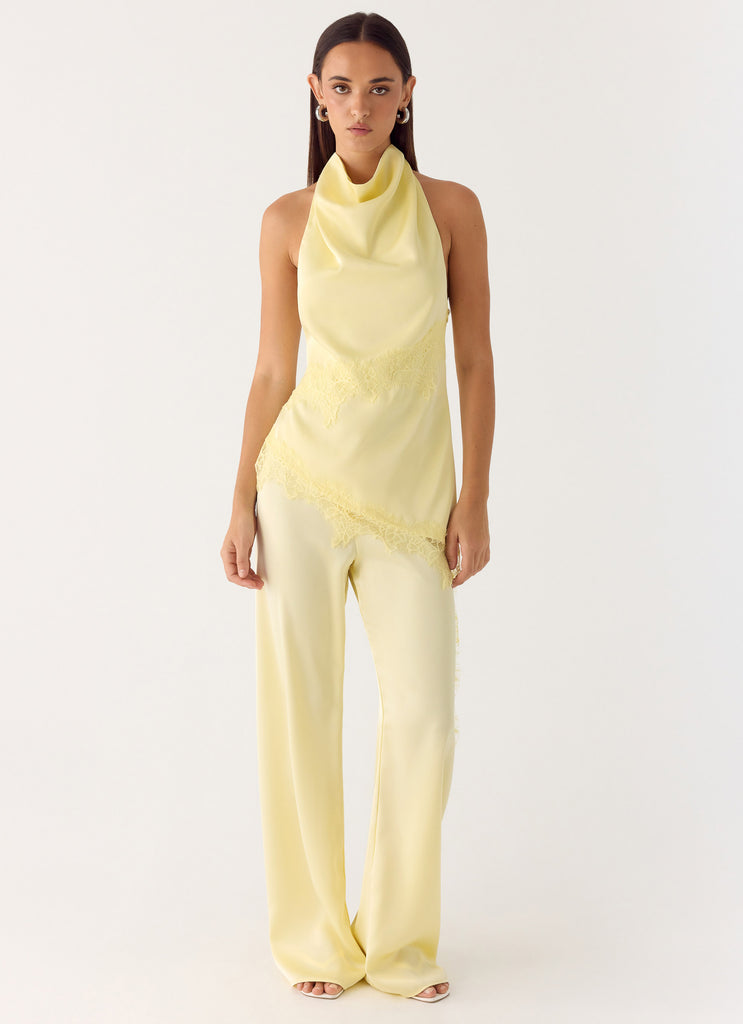 Deacon Low Rise Pants - Yellow