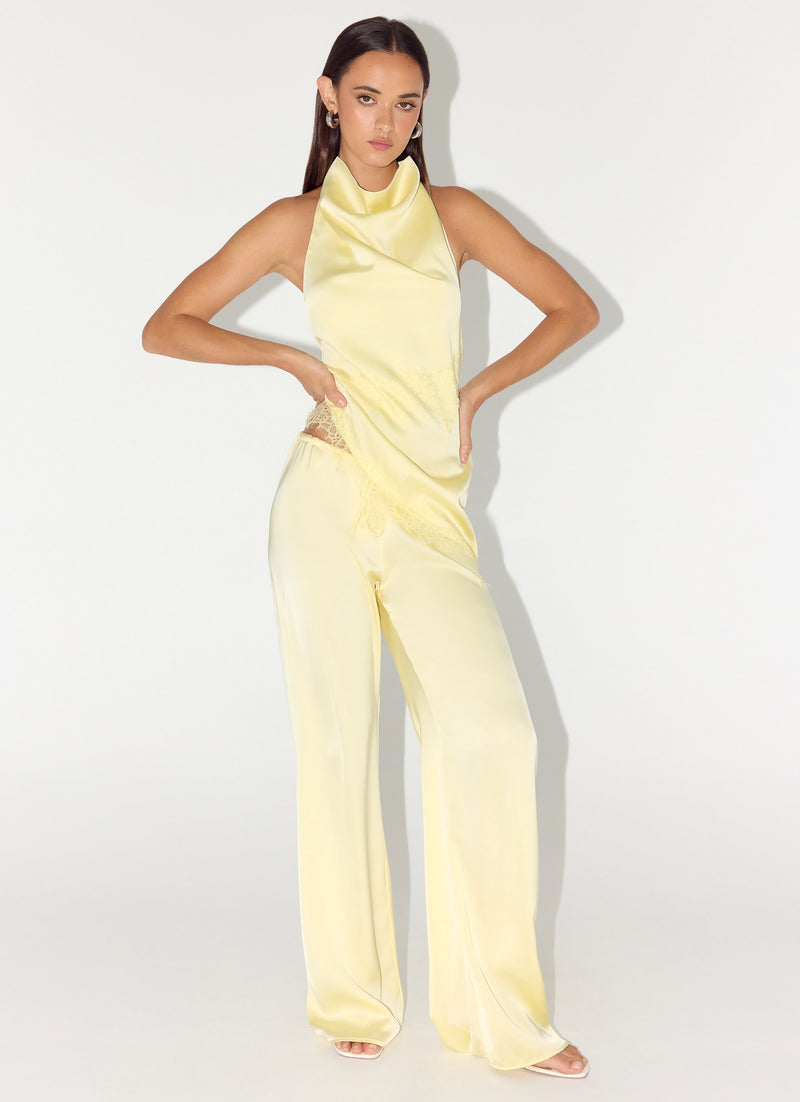 Deacon Low Rise Pants - Yellow