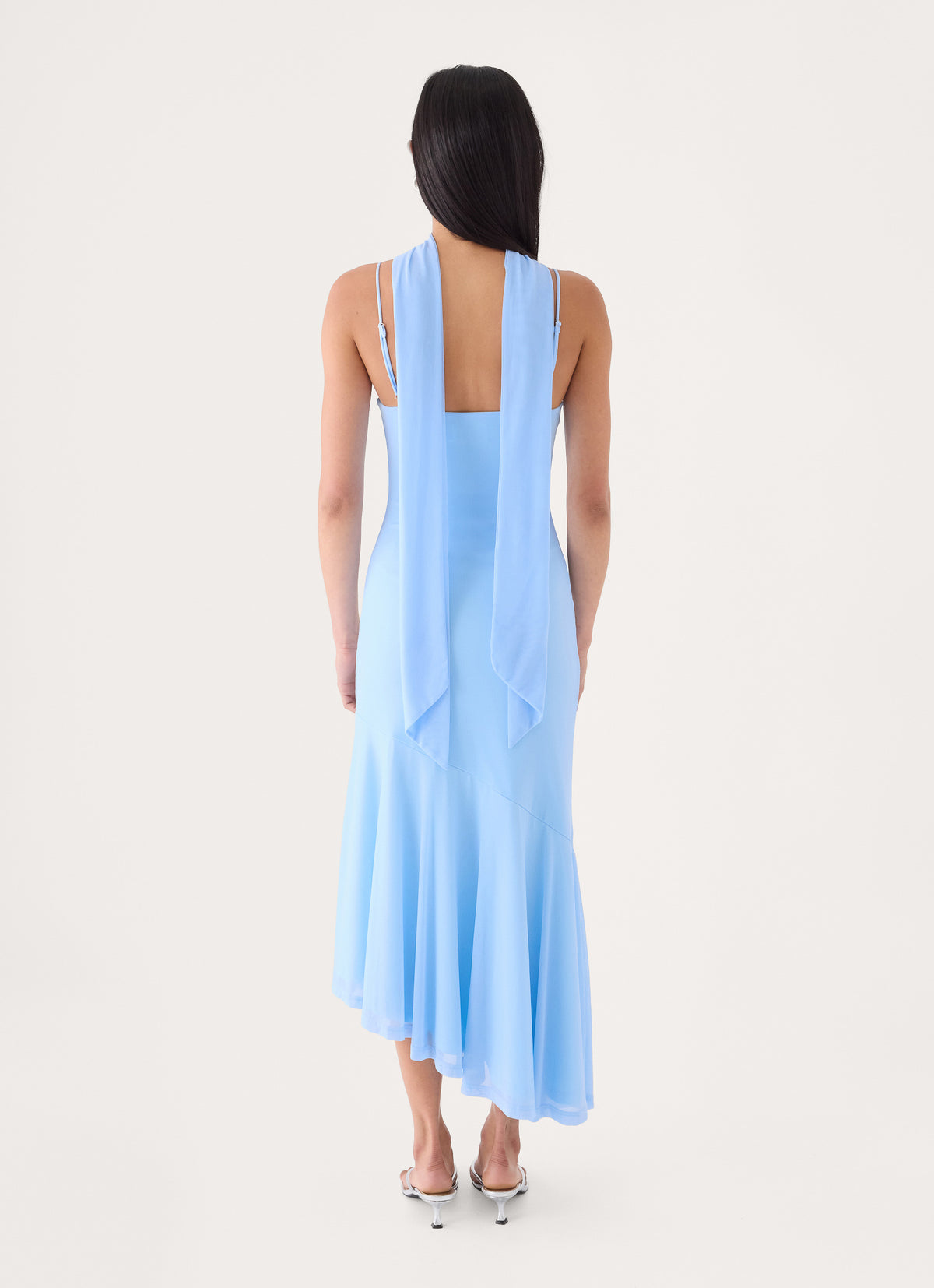 Demitra Midi Dress - Powder Blue