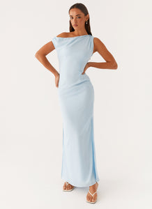 Dinner Date Maxi Dress - Blue