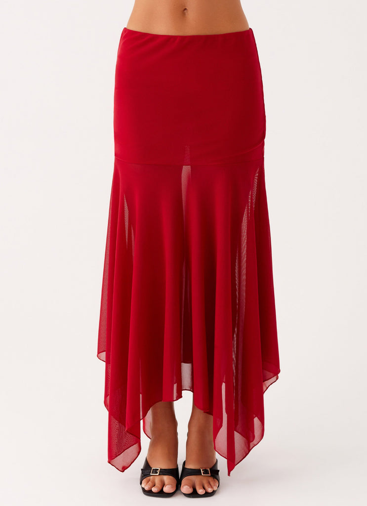 Dionne Maxi Skirt - Red