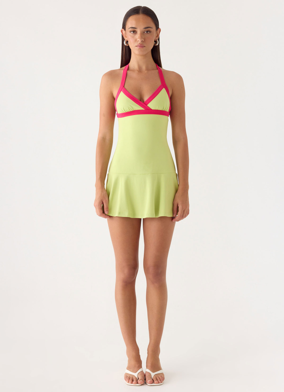 Dumdi Mini Dress - Lime