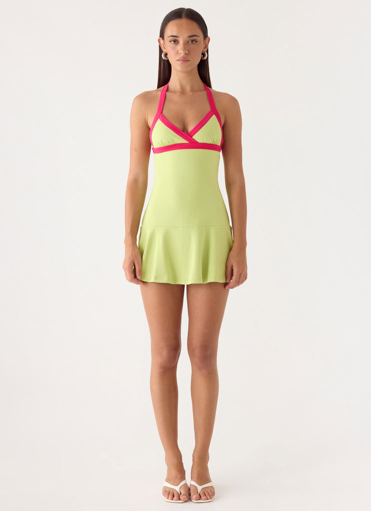 Dumdi Mini Dress - Lime
