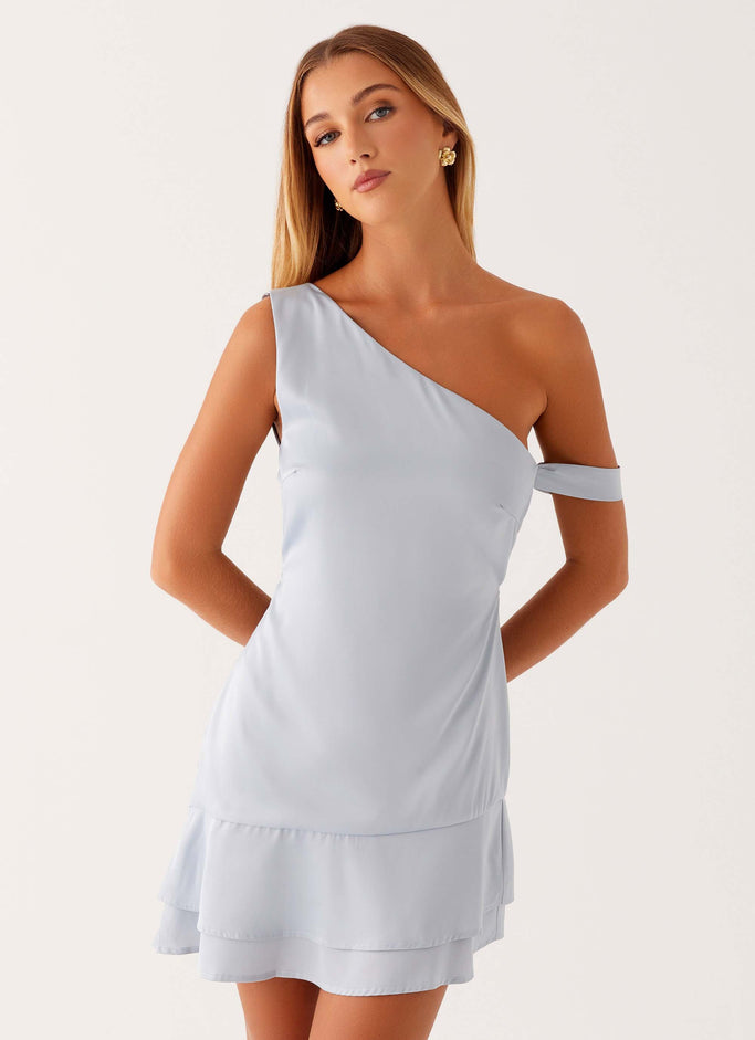 Dune Mini Dress - Heather Blue