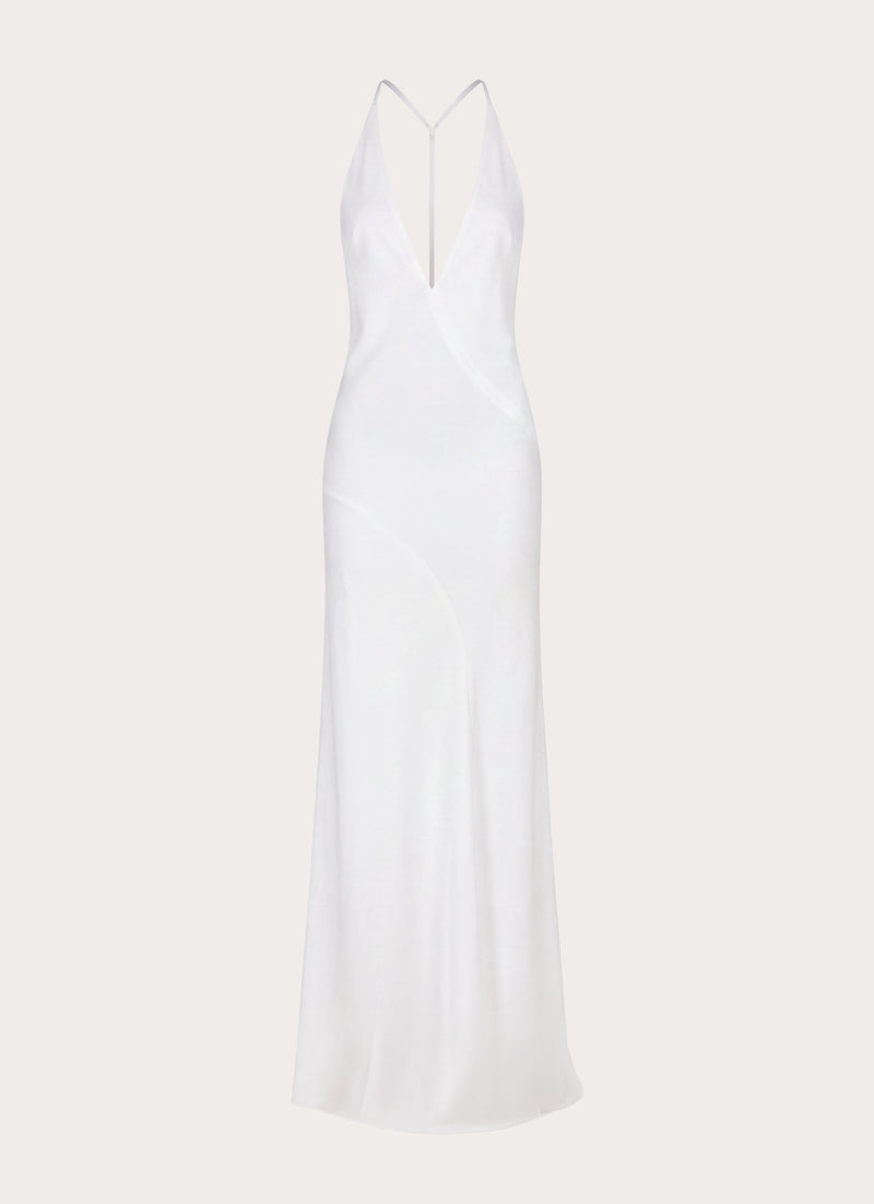 Ellopez Maxi Dress - White