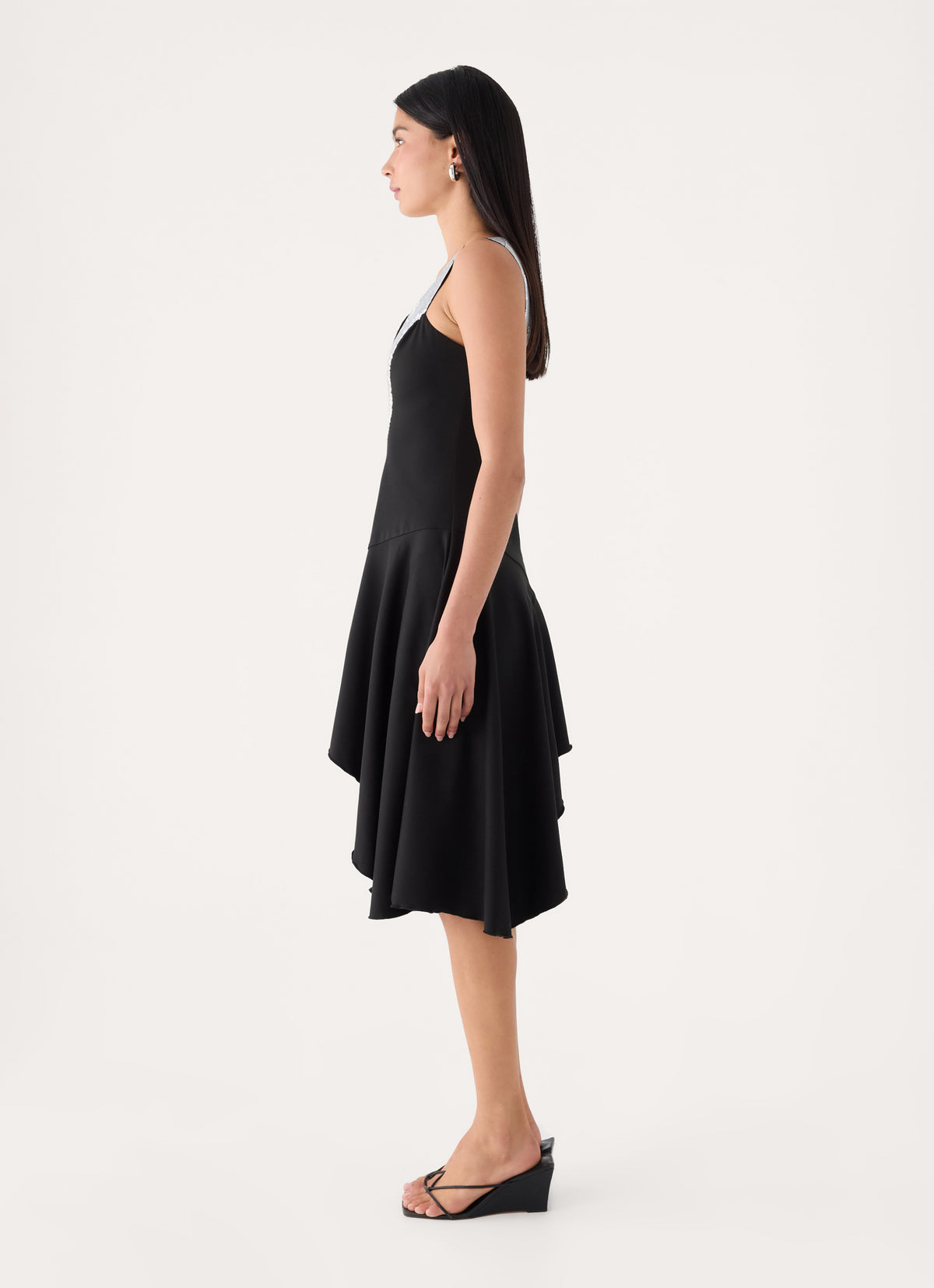 Eluna Midi Dress - Black