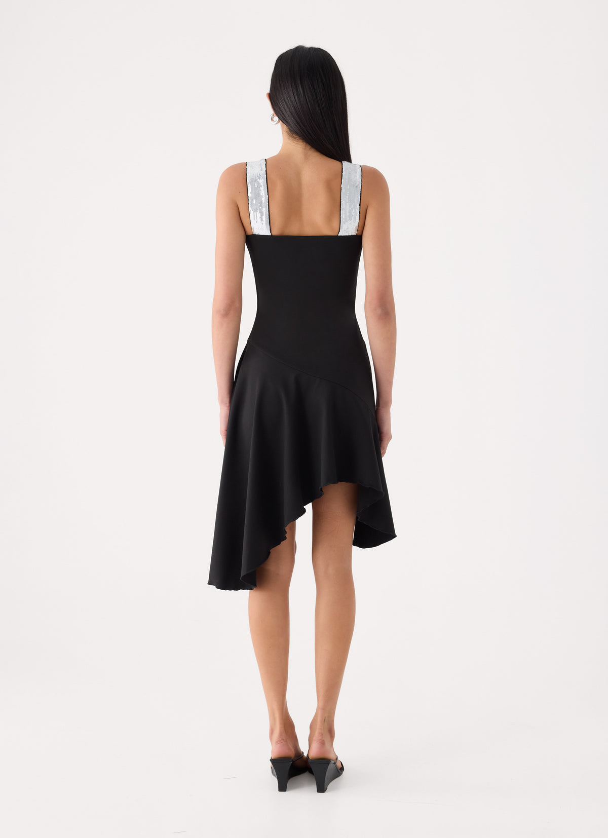 Eluna Midi Dress - Black