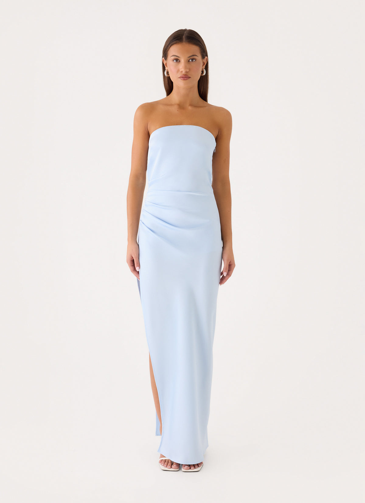 Eluna Strapless Maxi Dress - Blue