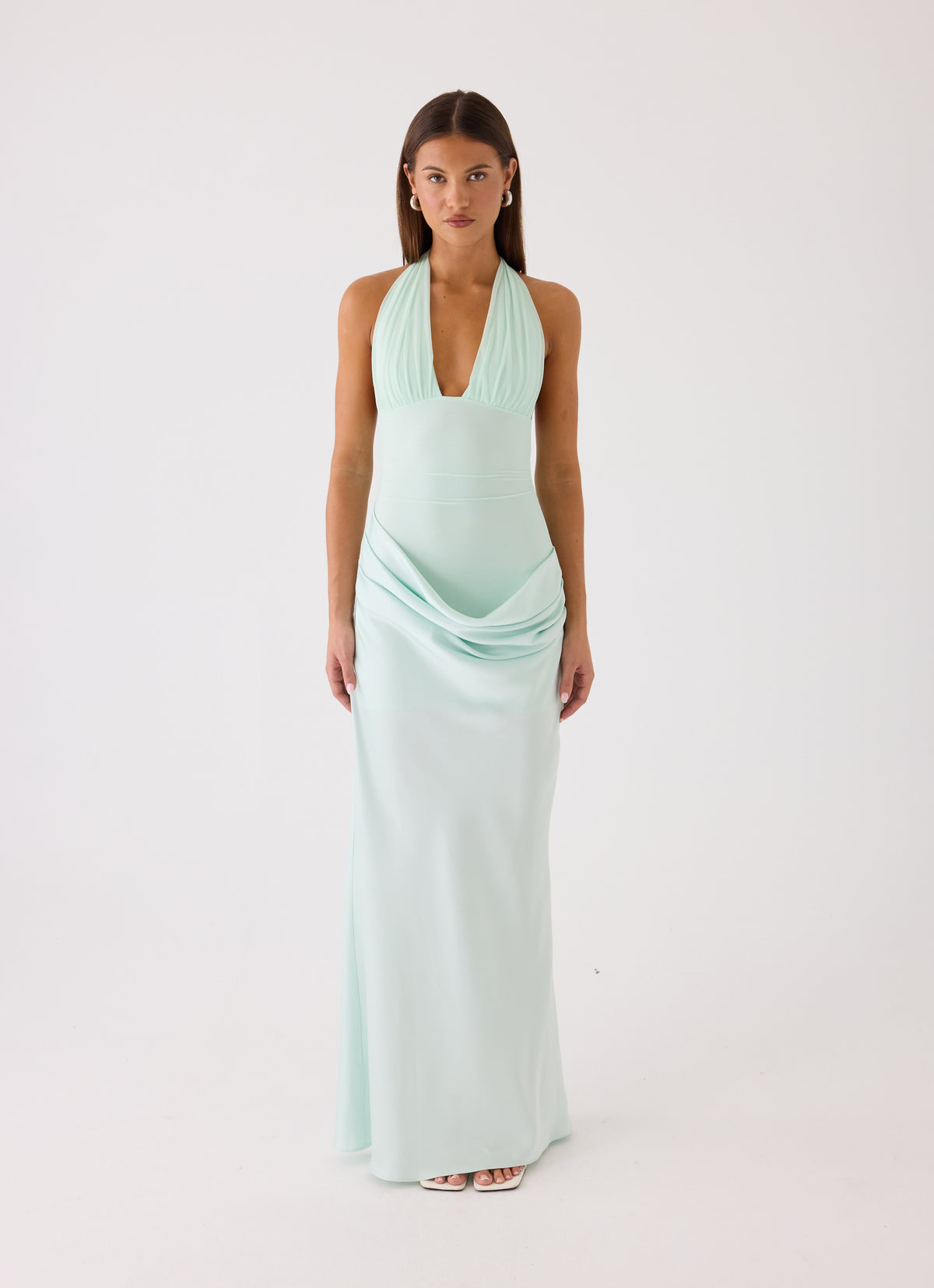 Emaretta Halter Maxi Dress - Mint