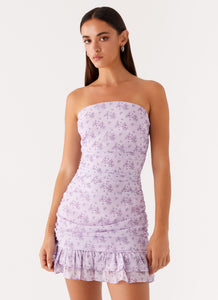 Ember Mini Dress Lavender Meadow 4 Peppermayo