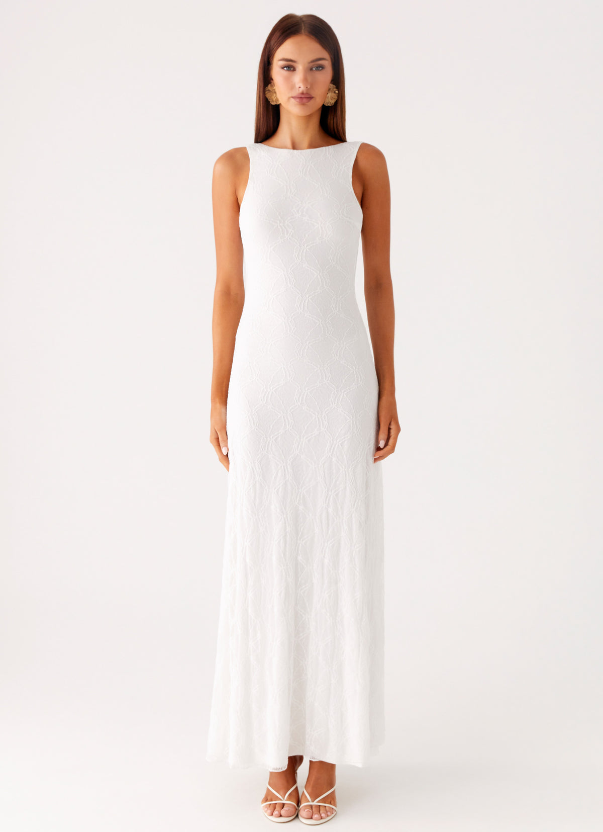 Embrace The Sun Maxi Dress - White