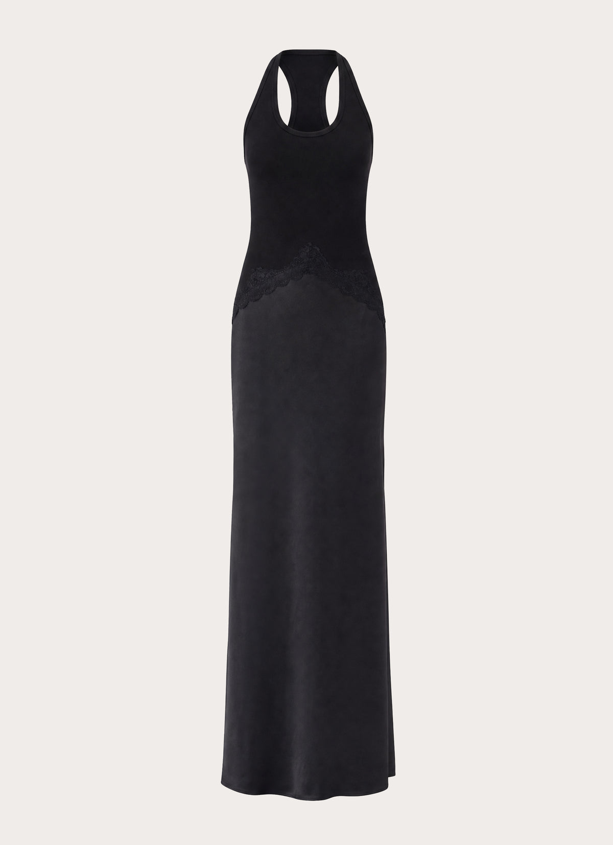 Emika Halter Maxi Dress - Black