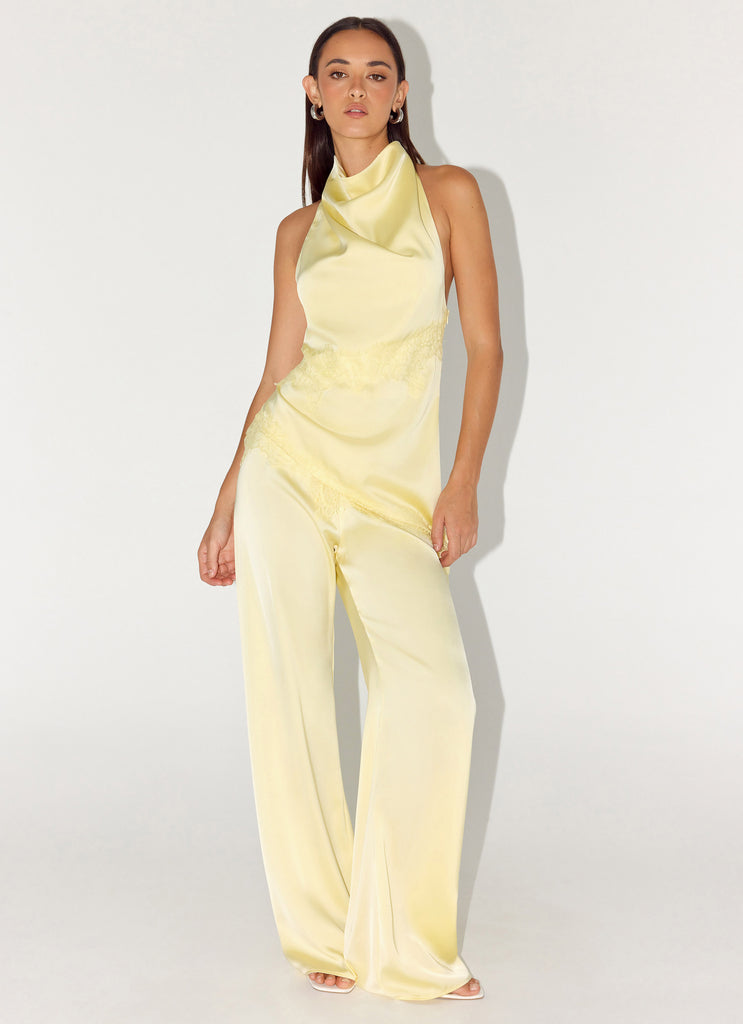 Emilee Cowl Top - Yellow