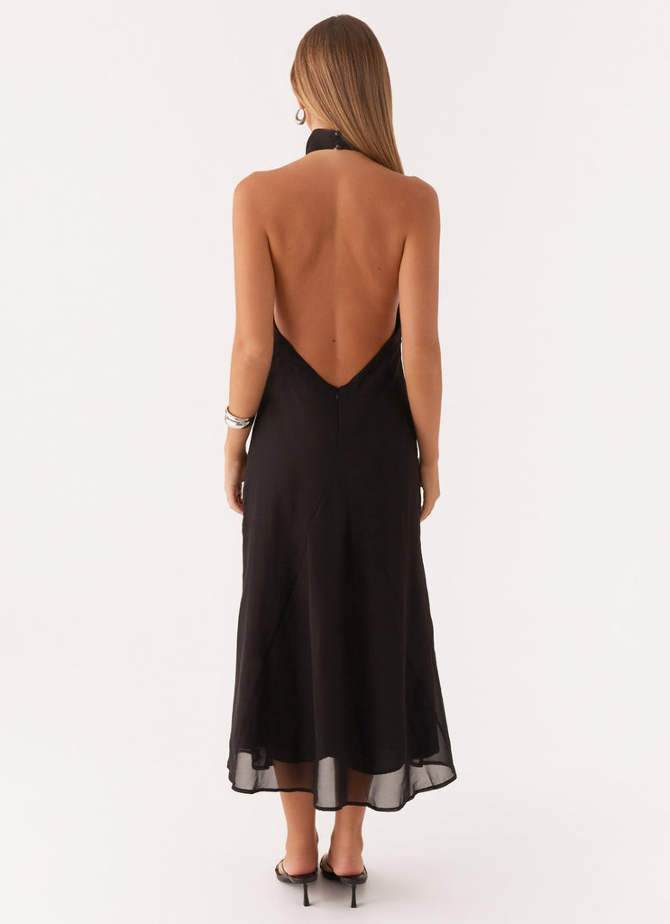 Emmalyn Midi Dress - Black