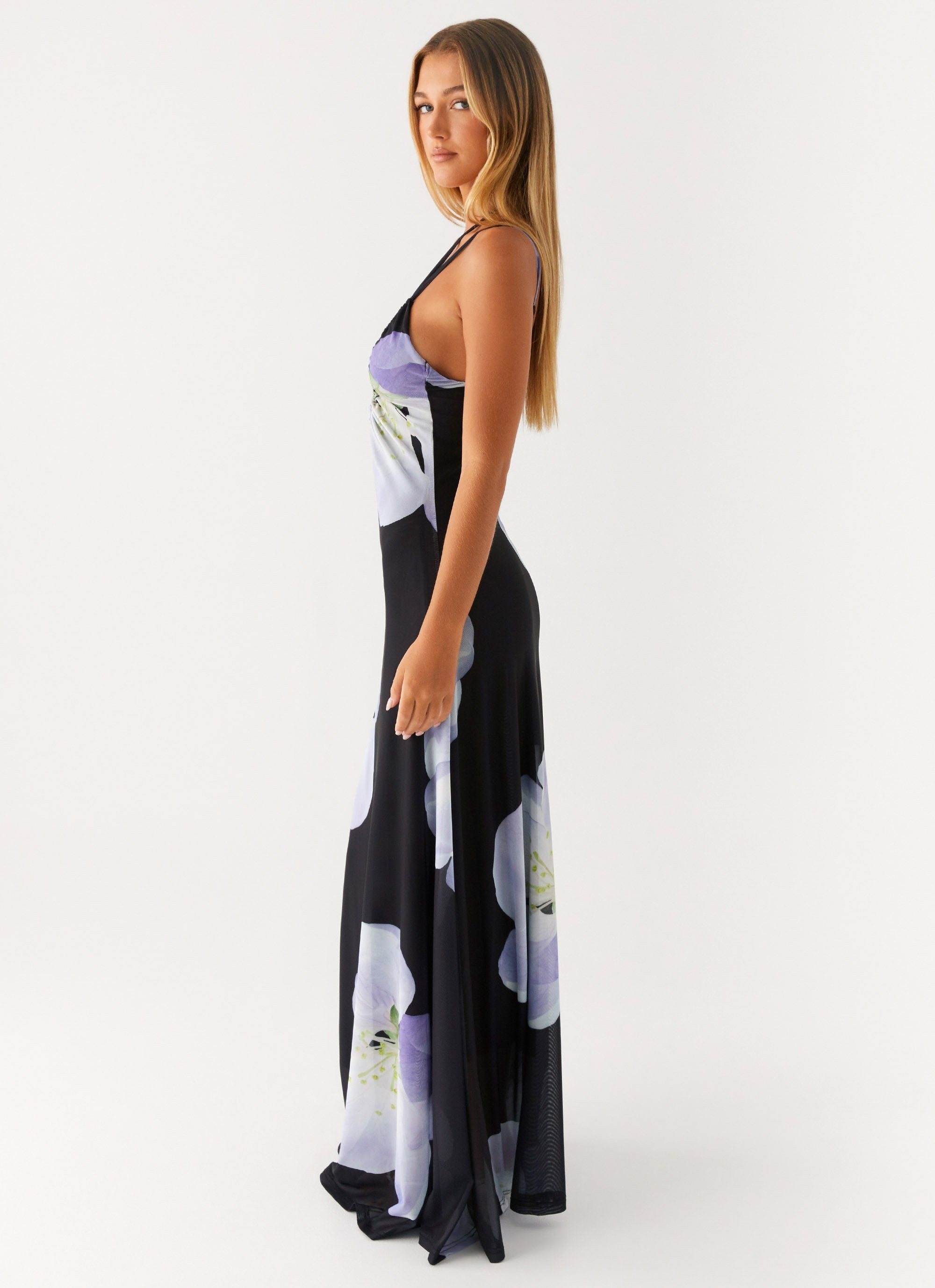 Enrika Maxi Dress - Flower Print – Peppermayo