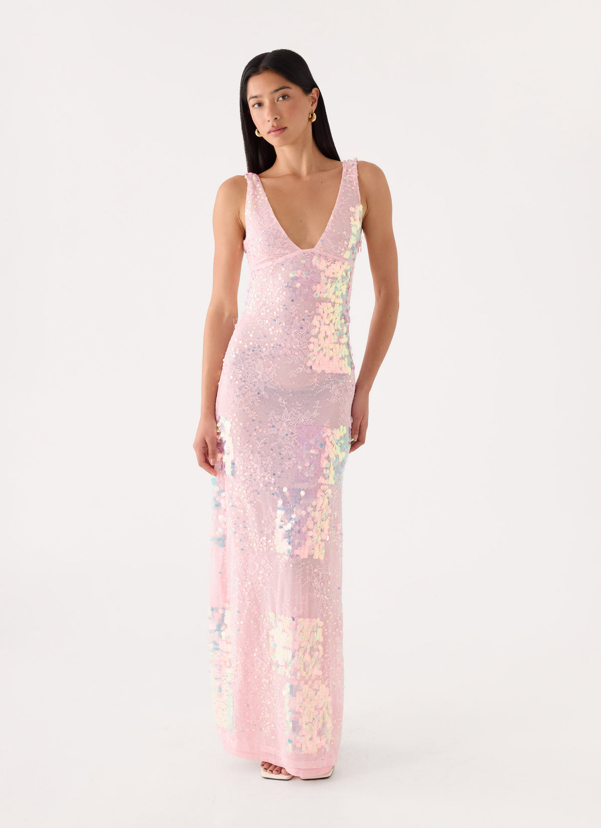 Erinah Sequin Maxi Dress