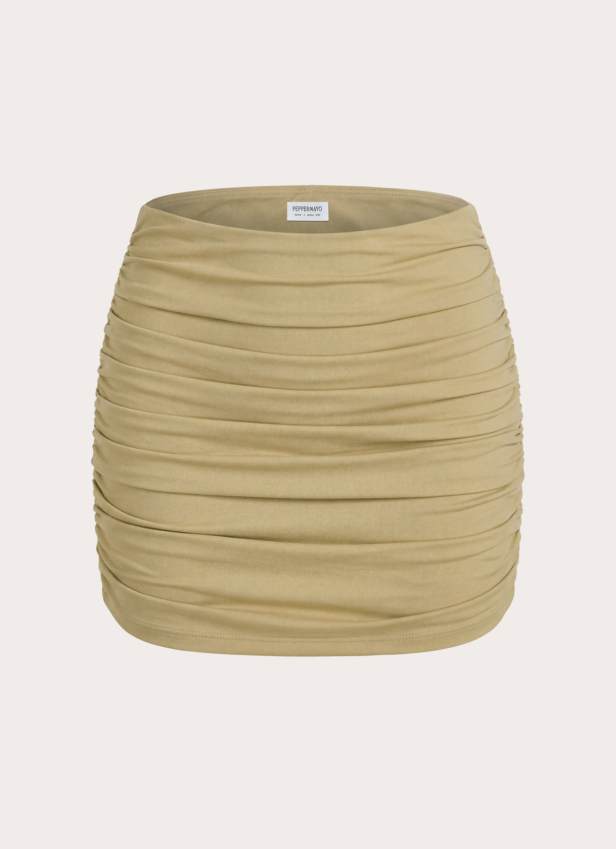 Evara Mini Skirt - Olive Green