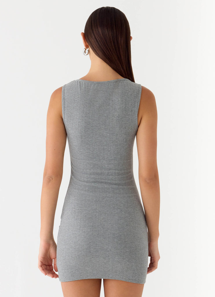 Everly Mini Dress - Grey