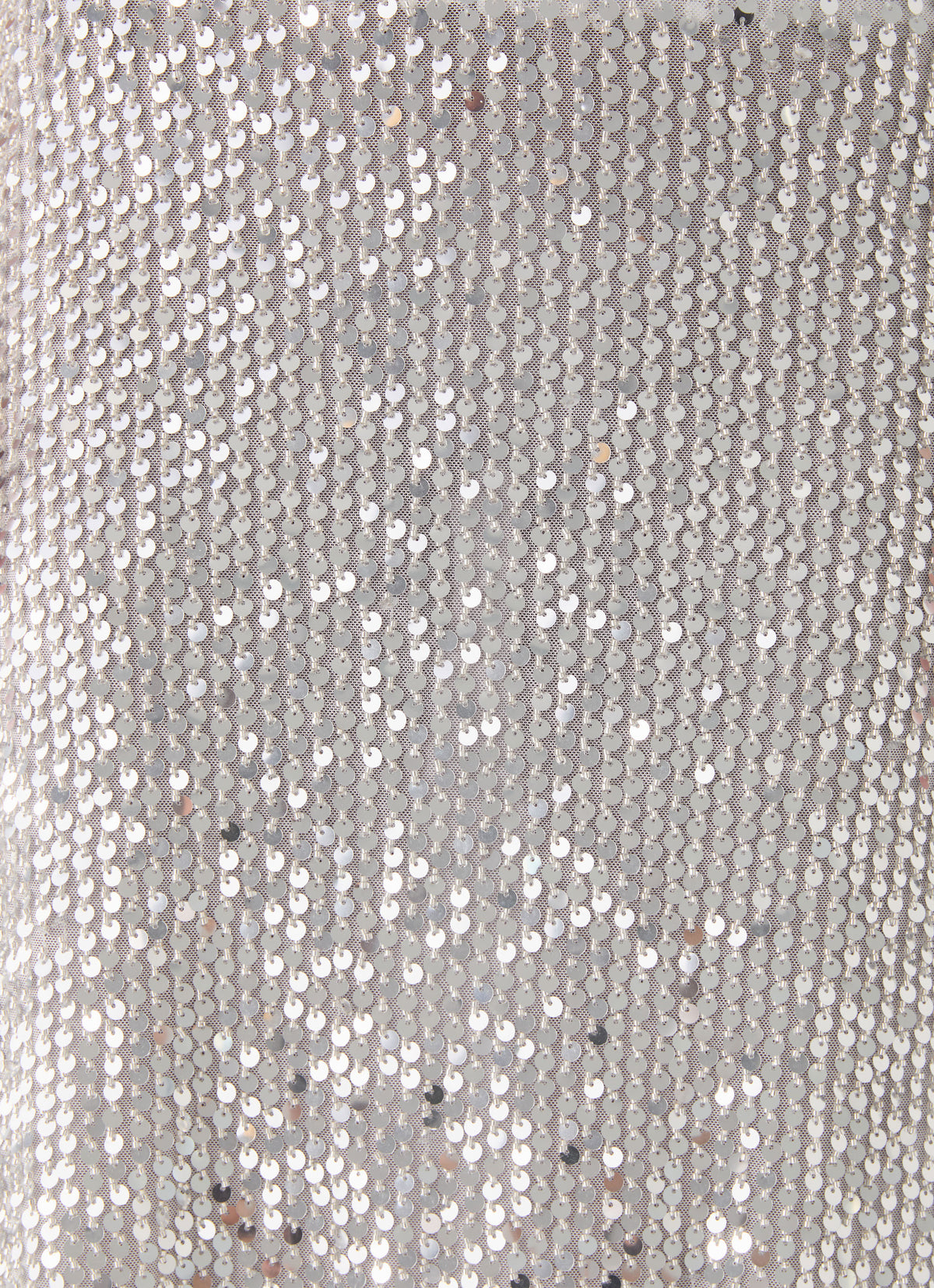 Evodia Sequin Tank Top - Silver