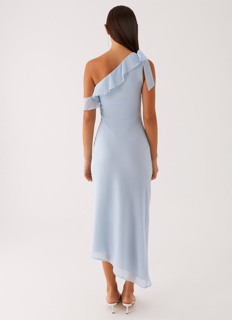 Faithful Midi Dress - Blue