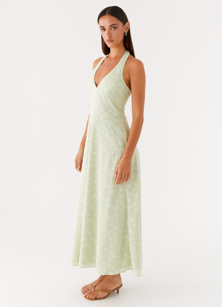 Francesca Midi Dress Sage 5 Peppermayo