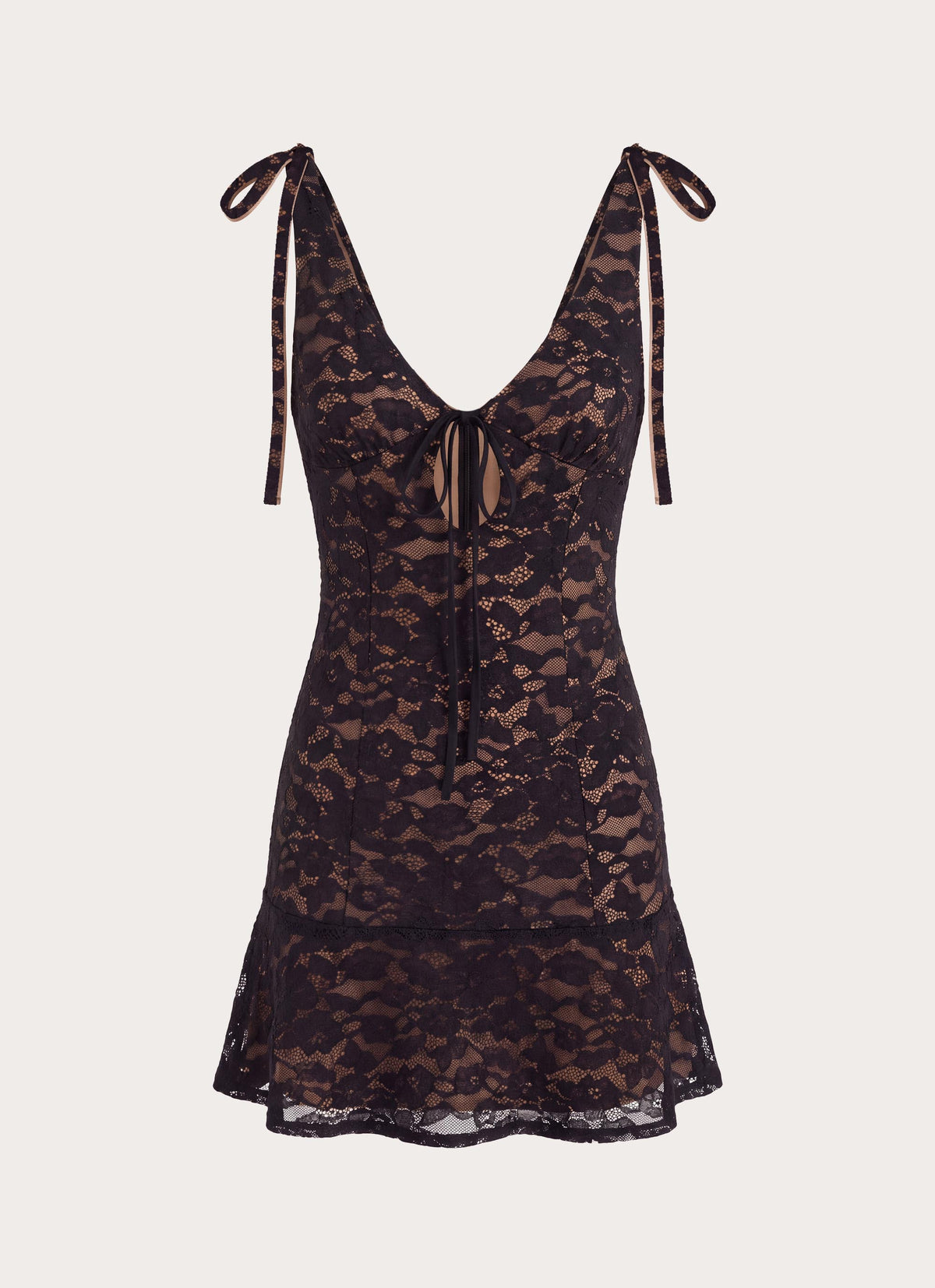 French Kiss Mini Dress - Black
