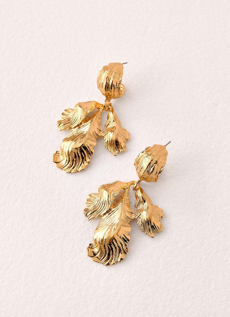 Golden Invite Earrings - Gold