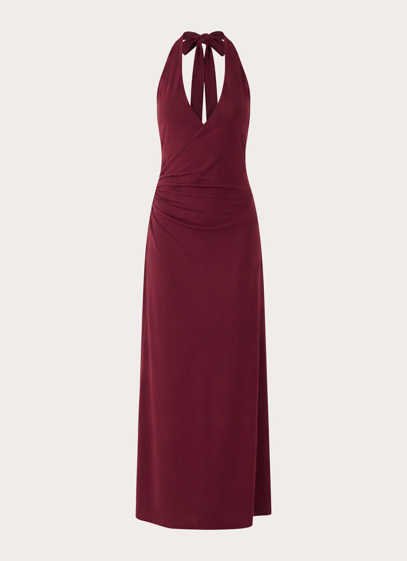 Good Riddance Maxi Dress - Burgundy