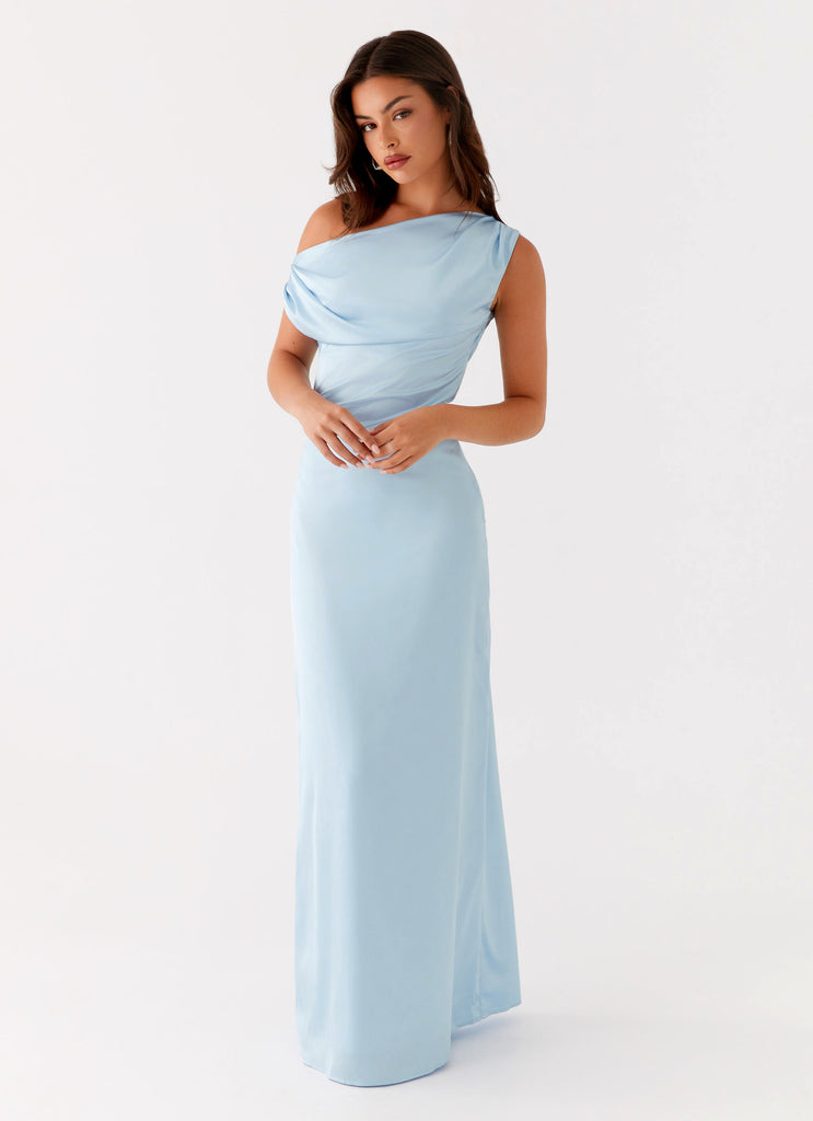 sea glass blue maxi dress casual The Sweetest Thing Blue Maxi Dress