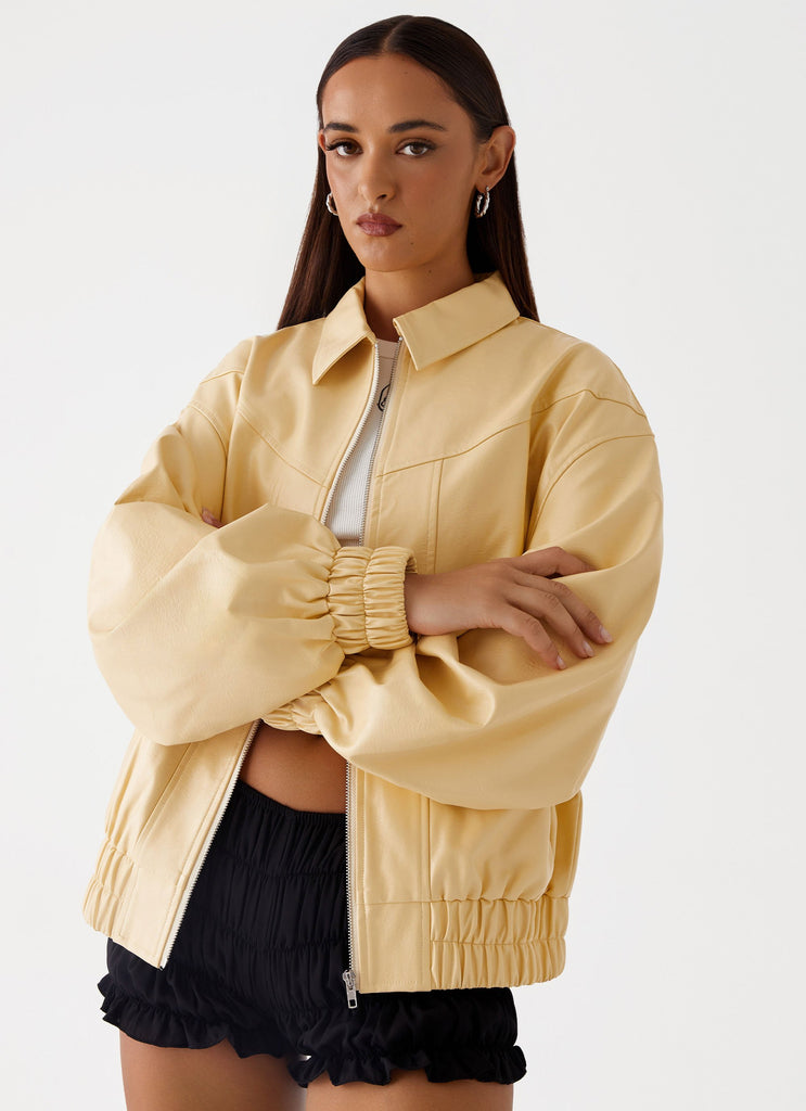 Holland Bomber Jacket - Yellow