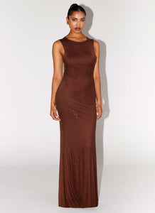Hot Sequins Maxi - Chocolate