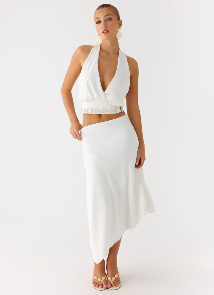 Ignite It Button Top - White