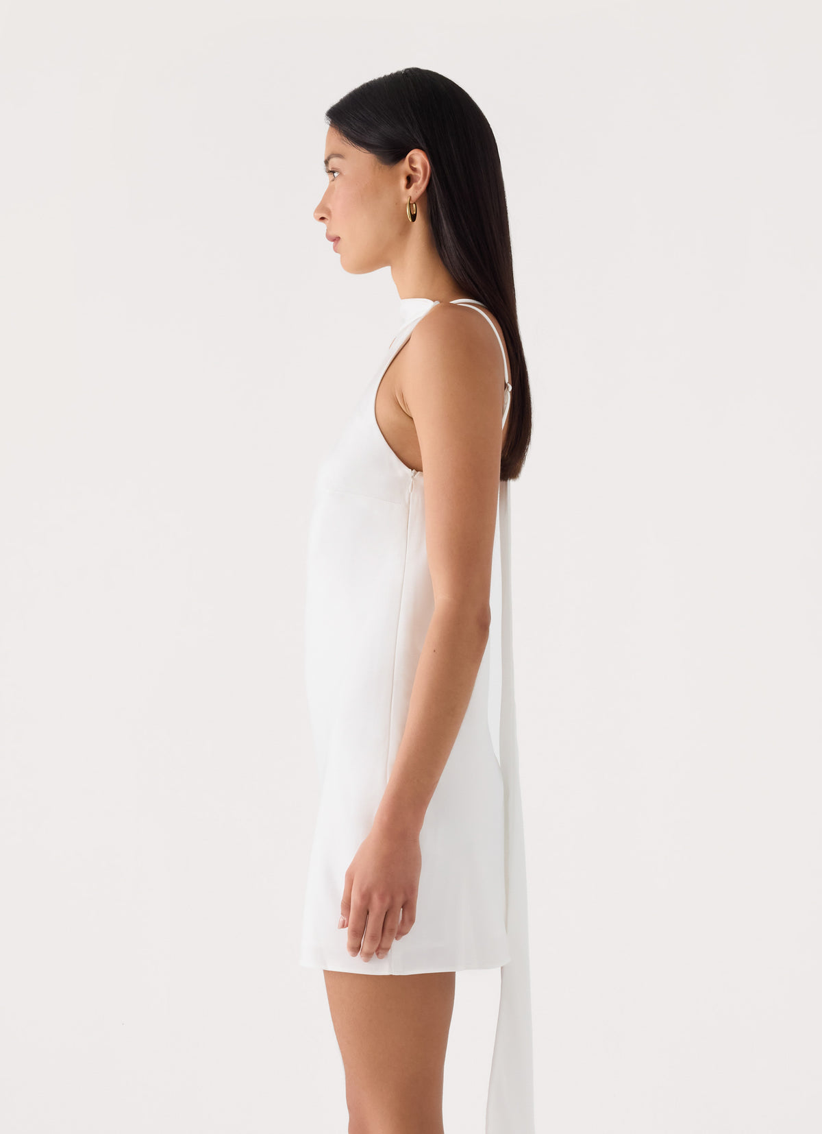 In The End Mini Dress - White